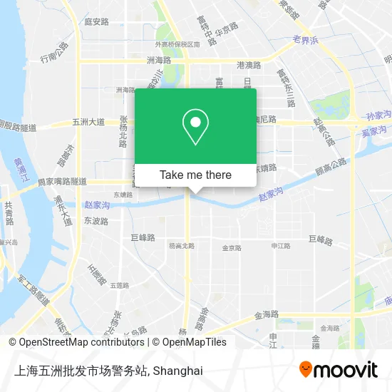 上海五洲批发市场警务站 map