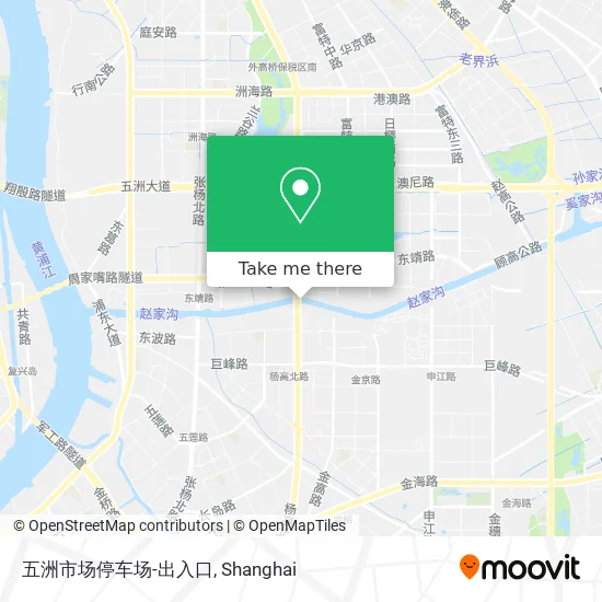 五洲市场停车场-出入口 map