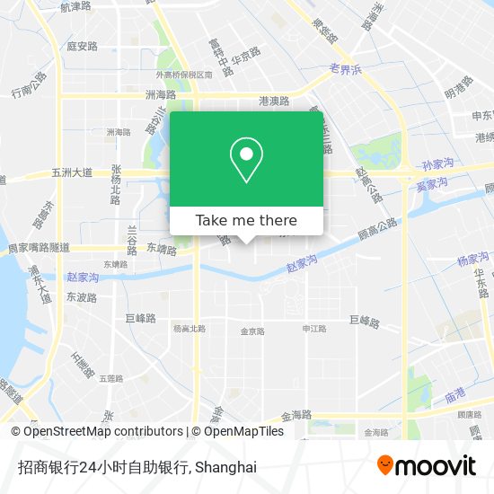 招商银行24小时自助银行 map