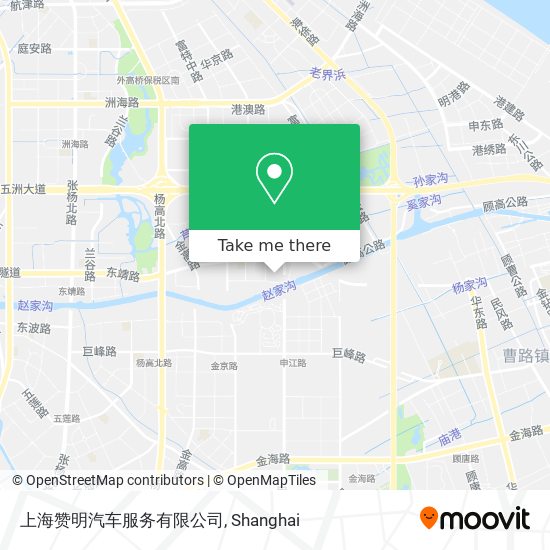 上海赞明汽车服务有限公司 map