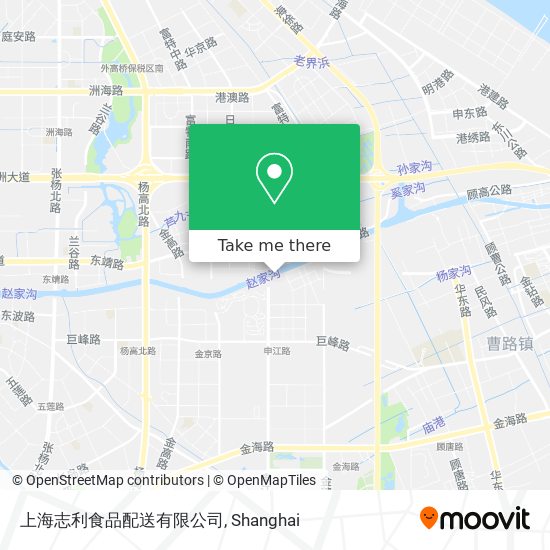 上海志利食品配送有限公司 map