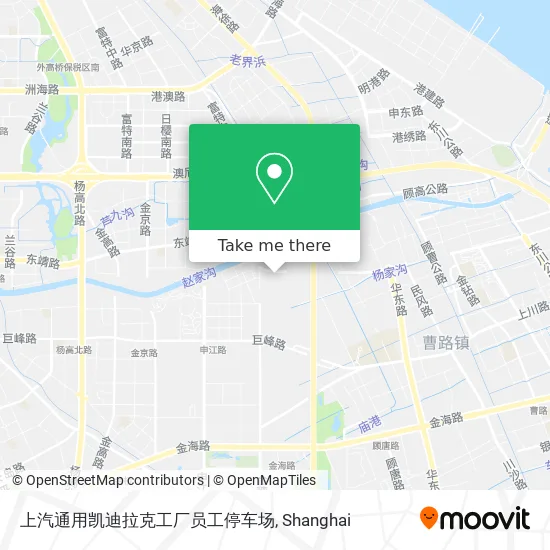 上汽通用凯迪拉克工厂员工停车场 map