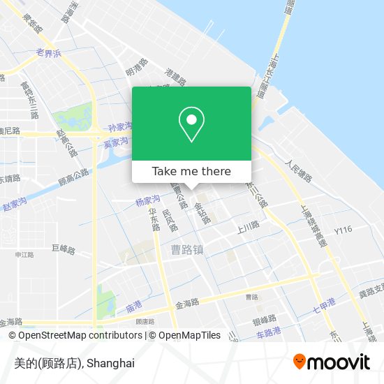 美的(顾路店) map