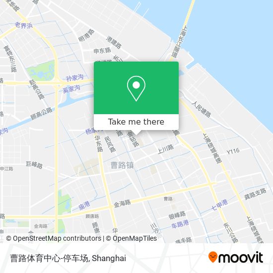 曹路体育中心-停车场 map