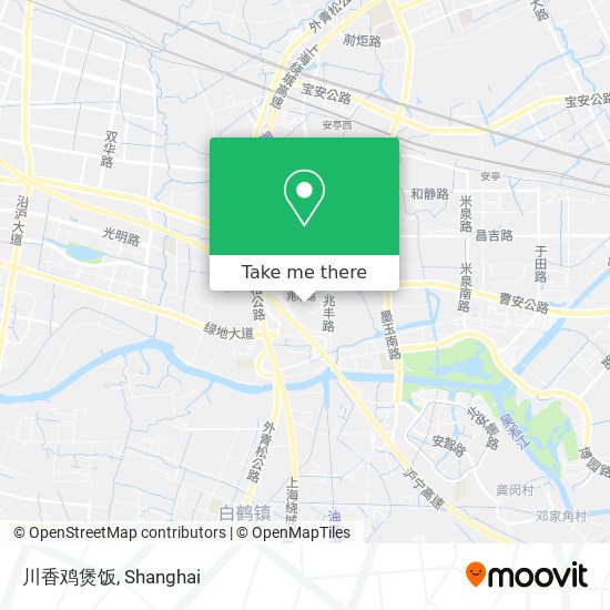 川香鸡煲饭 map