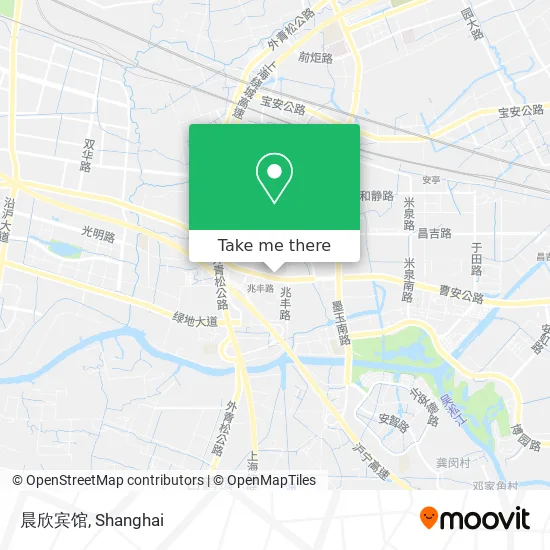 晨欣宾馆 map