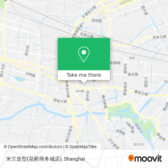 米兰造型(花桥商务城店) map