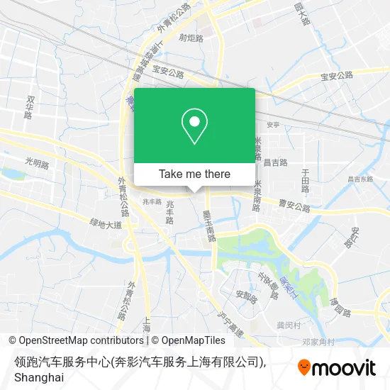 领跑汽车服务中心(奔影汽车服务上海有限公司) map