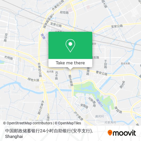 中国邮政储蓄银行24小时自助银行(安亭支行) map