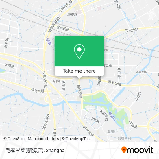 毛家湘菜(新源店) map