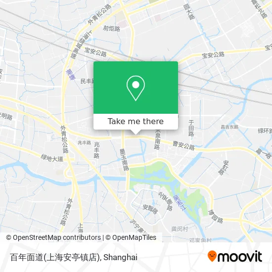 百年面道(上海安亭镇店) map