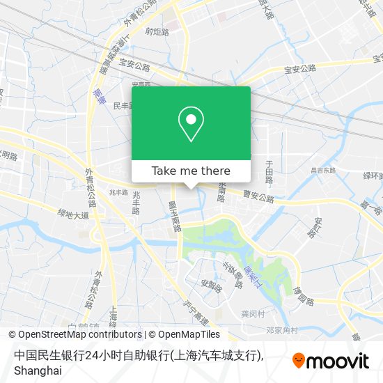 中国民生银行24小时自助银行(上海汽车城支行) map