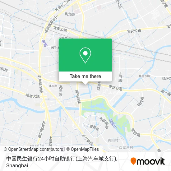 中国民生银行24小时自助银行(上海汽车城支行) map