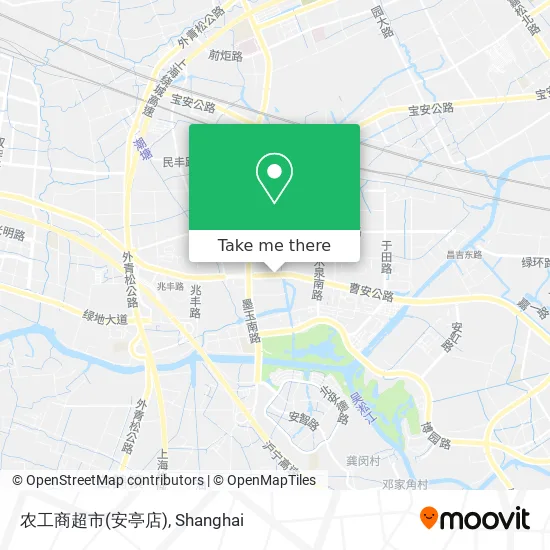 农工商超市(安亭店) map