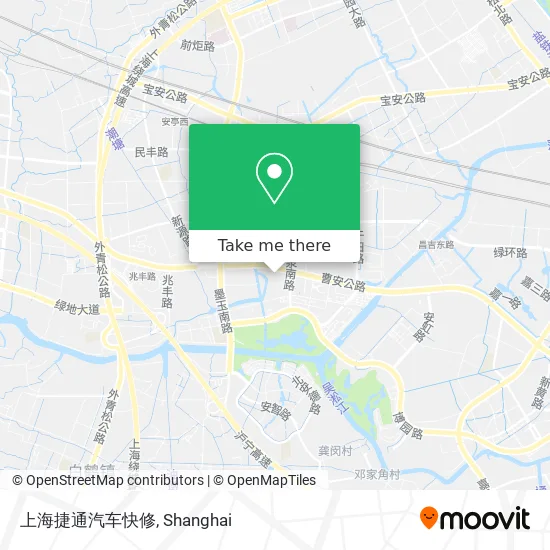 上海捷通汽车快修 map