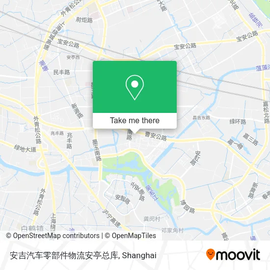 安吉汽车零部件物流安亭总库 map