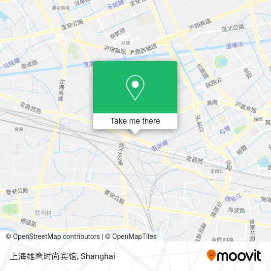 上海雄鹰时尚宾馆 map