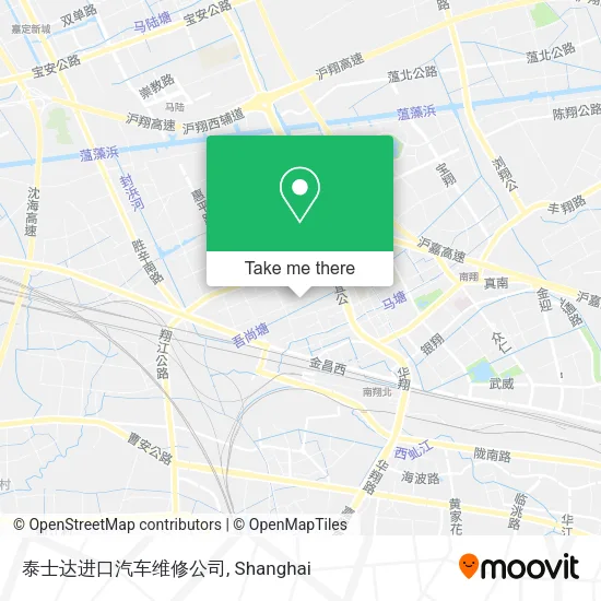 泰士达进口汽车维修公司 map