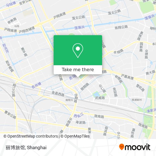 丽博旅馆 map