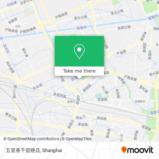 五里香千层饼店 map