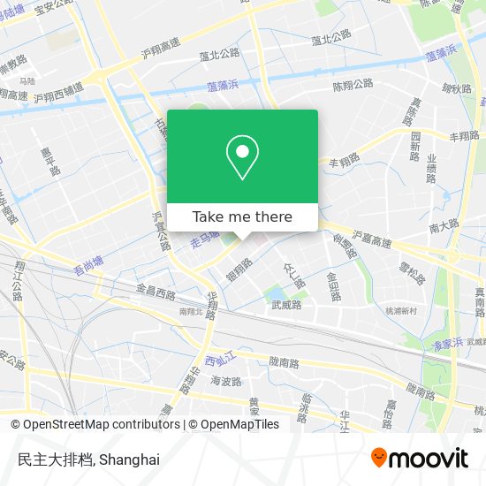 民主大排档 map