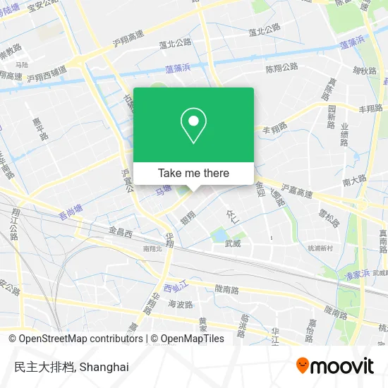 民主大排档 map