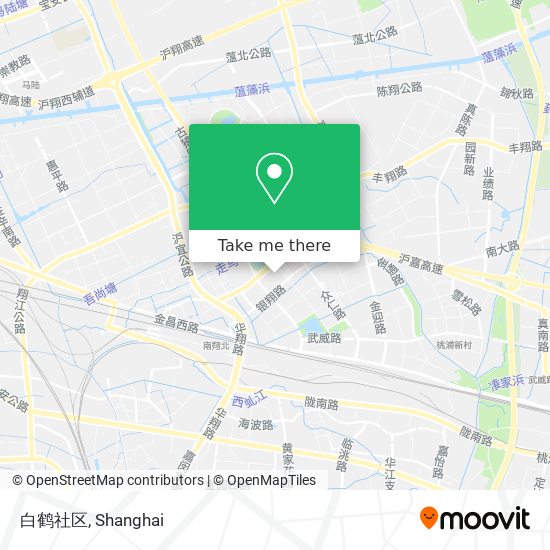 白鹤社区 map