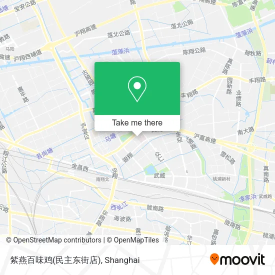 紫燕百味鸡(民主东街店) map
