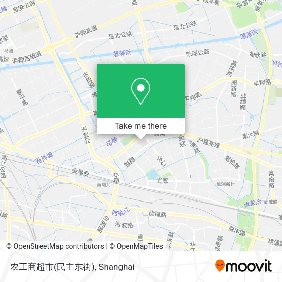 农工商超市(民主东街) map
