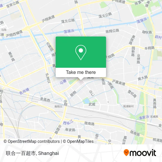 联合一百超市 map