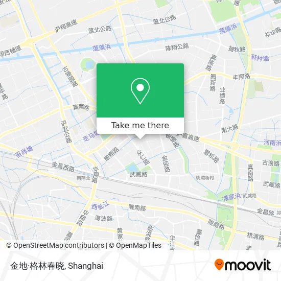 金地·格林春晓 map