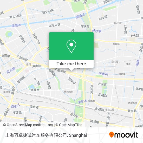 上海万卓捷诚汽车服务有限公司 map