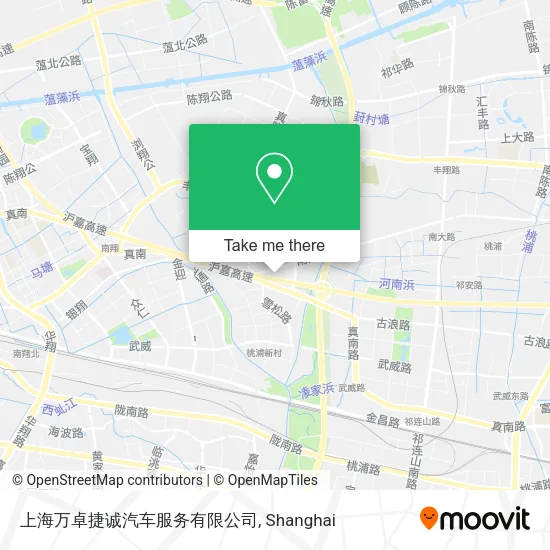 上海万卓捷诚汽车服务有限公司 map