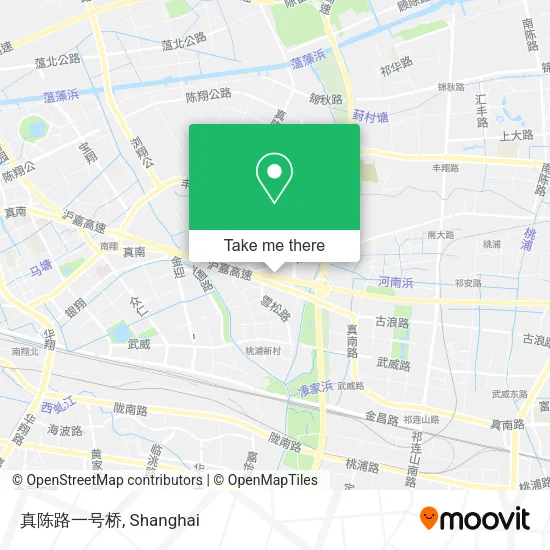 真陈路一号桥 map