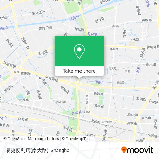 易捷便利店(南大路) map