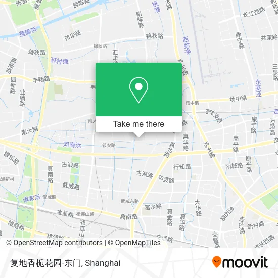 复地香栀花园-东门 map