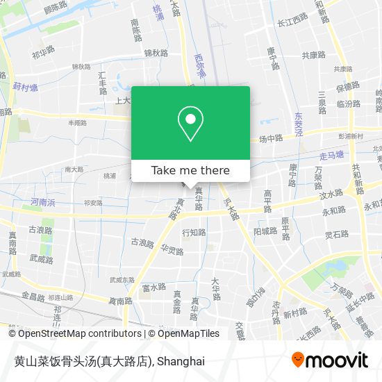 黄山菜饭骨头汤(真大路店) map