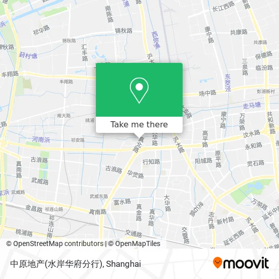 中原地产(水岸华府分行) map