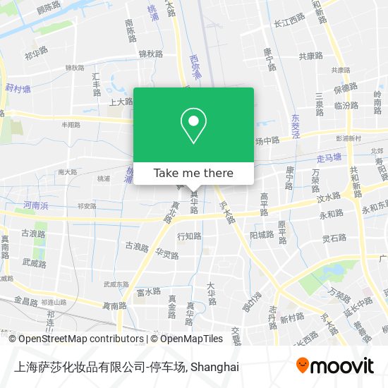 上海萨莎化妆品有限公司-停车场 map