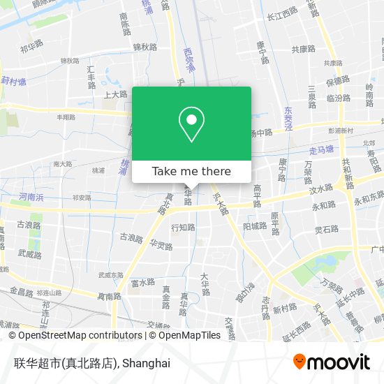 联华超市(真北路店) map