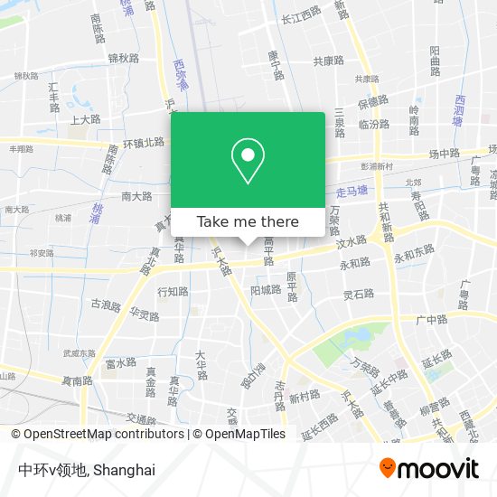 中环v领地 map