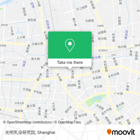 光明乳业研究院 map
