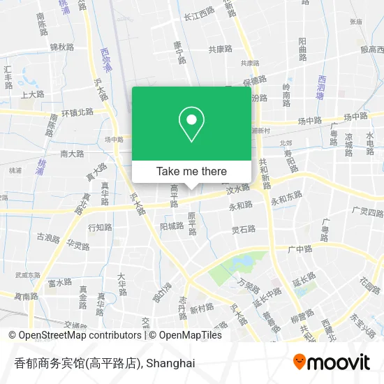 香郁商务宾馆(高平路店) map