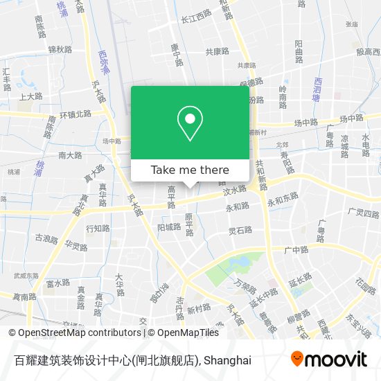百耀建筑装饰设计中心(闸北旗舰店) map
