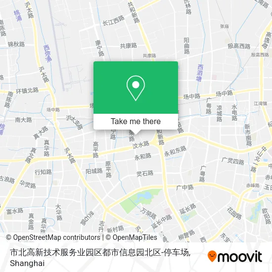 市北高新技术服务业园区都市信息园北区-停车场 map