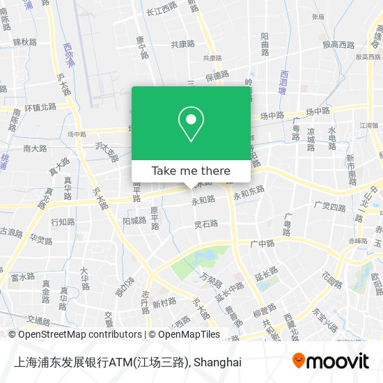 上海浦东发展银行ATM(江场三路) map