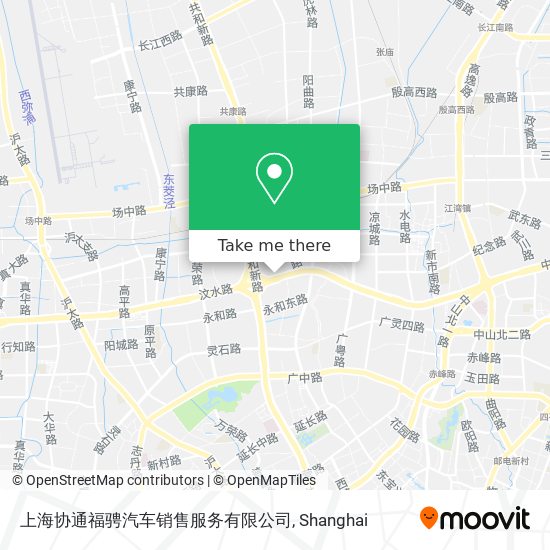 上海协通福骋汽车销售服务有限公司 map