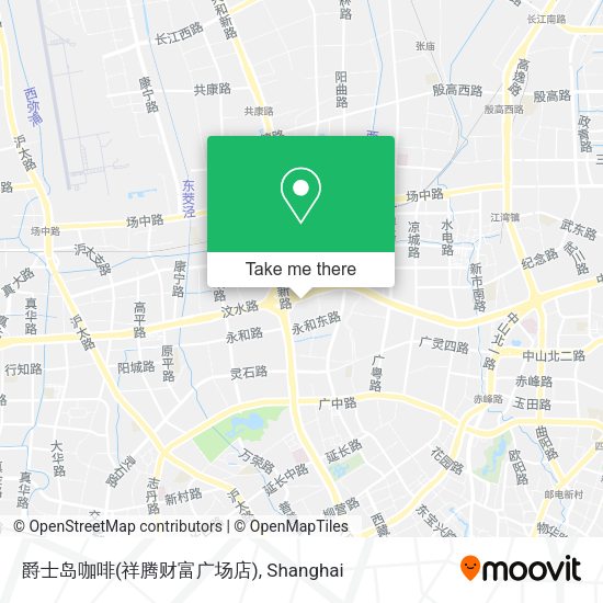 爵士岛咖啡(祥腾财富广场店) map