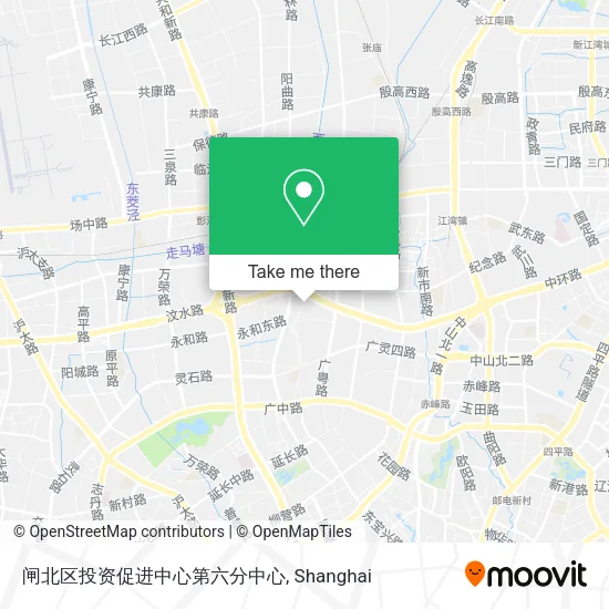 闸北区投资促进中心第六分中心 map