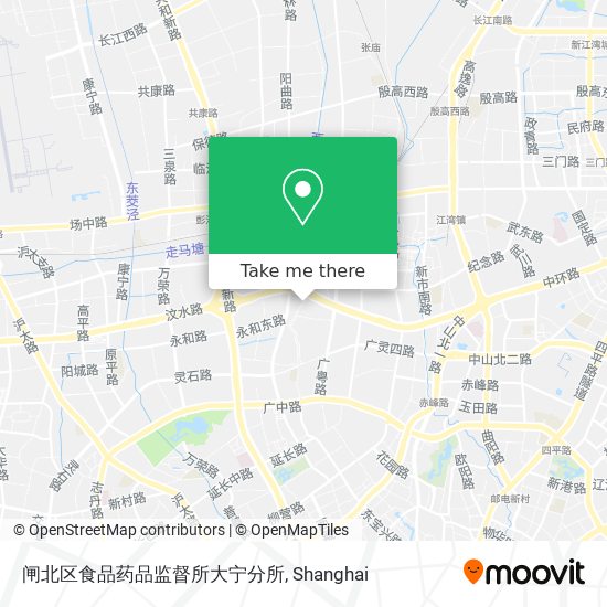 闸北区食品药品监督所大宁分所 map